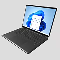 Hewlett-Packard Notebook Tablet Game Book Portable Computer Business Book Low Face Number Low Model Simple Model Movie and TV Level Super Realism 3d model
