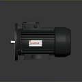 Black Rotomax Electric Motor With Housing Fan And Control Panel