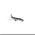Passenger Airplane Exterior Design With Interior Seating Wings Engines And Fuselage