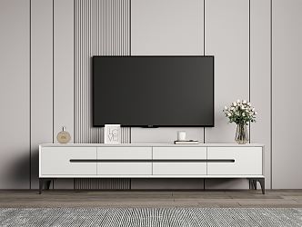 Modern TV Cabinet Simple TV Cabinet 3d model