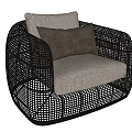 One-person Sofa Outdoor Rattan Sofa Courtyard Leisure Sofa Garden Rattan Chair Sofa Lazy Sofa One-person Sofa Combination Sofa Combination Sofa Chair 3d model