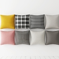 Nordic Pillow Combination 3d model