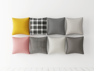 Nordic Pillow Combination 3d model