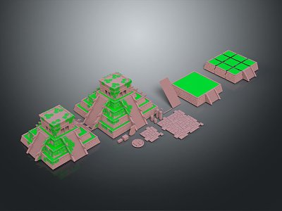 Chinese Ancient Temple 3d model