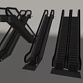 modern elevator escalator elevator 3d model