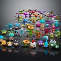 Modern Toy Cartoon Toy Cartoon Monster 3d model