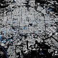 Comprehensive Aerial Planning of Urban Area with Road Networks River Systems and Green Spaces