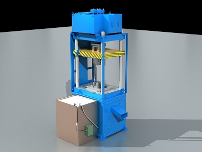 Industrial equipment punching machine punching equipment 3d model