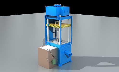 Industrial equipment punching machine punching equipment 3d model