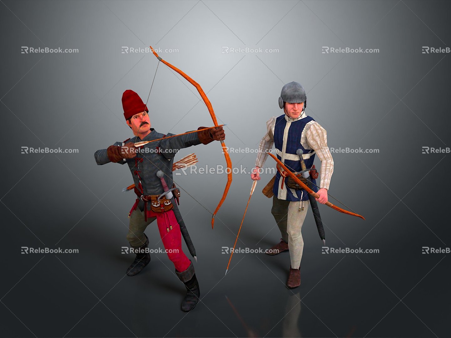 Ranger Ronin Swordsman Martial Arts Hunter Ancient Hunter Hero Assassin Killer Tramp 3d model