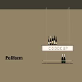 Modern Hanging Wooden Wine Rack With Wine Bottles And Glasses On Wall