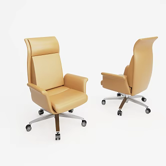 Modern Leather Chair Lunch Break Chair Training Chair Conference Chair Mesh Chair Leisure Chair Office Chair Leadership Chair Class Front Chair 3d model