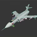 White Aircraft with Red Star Markings Cockpit and Wing Mounts on Dark Reflective Background