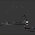 High Quality Automotive Wire Harnesses With Black Connectors And Metal Fasteners