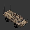 Guardian Armored Security Vehicle 3d model
