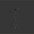 Industrial Metal Communication Tower With Ladder Antenna Equipment And Platform Structure