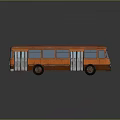 Bus School Bus Van Box Bus Tourist Bus Coach 3d model