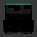 Kids Batman Themed Bed with Blue Yellow Headboard Soft Pillows and Patterned Blanket