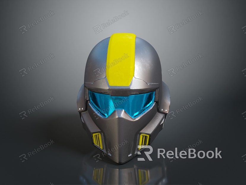 Sci-Fi Helmet Alien Helmet High Tech Helmet Game Helmet Helmet Helmet model