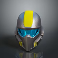 Sci-Fi Helmet Alien Helmet High Tech Helmet Game Helmet 3d model