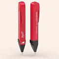 Two Red Milwaukee Voltage Detector Pen Tools For Professional Electrical Testing 3d model