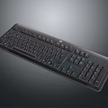 Sleek Black Computer Keyboard with Numeric Keypad and Modern Design 3d model