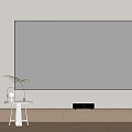 Projector screen 3d model