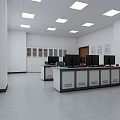 Modern Command Room 3d model