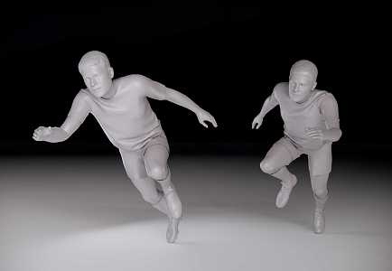 MODERN MODEL RUNNING FIGURE MODEL 3d model