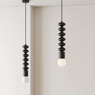 Nordic Middle Ancient Chandelier 3d model