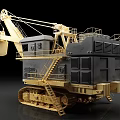 Golden Heavy Duty Utility Vehicle with Crawler Tracks Long Arm and Bucket for Construction Mining