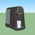 Modern Black Water Dispenser With Digital Display And Transparent Glass For Home Use