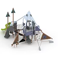 modern slide 3d model