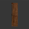 Traditional Wooden Bookcase With Carved Details Cabinet Doors And Drawer