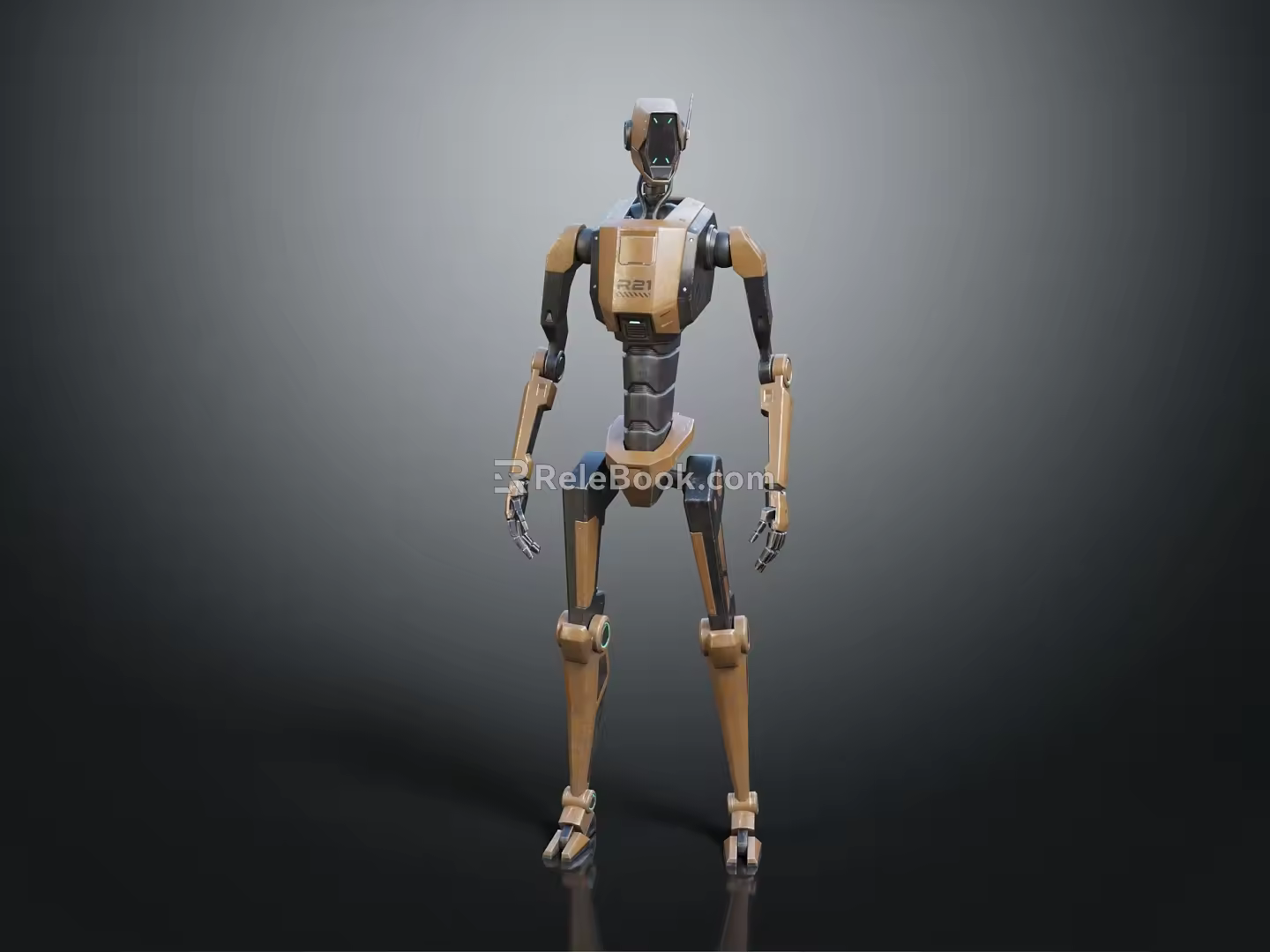 Modern robot patrol robot security robot security robot automatic cruise robot 3d model