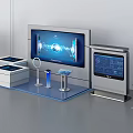 Multimedia interactive screen technology sand table touch screen 3d model