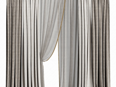 Curtains 3d model