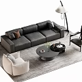 Sofa coffee table 3d model