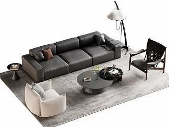Sofa coffee table 3d model