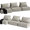 Modern Multiplayer Sofa 3d model