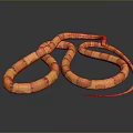 snake cobra venomous snake python reptile cold-blooded animal reptile 3d model
