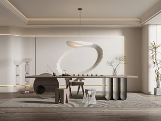 Quiet Tea Room 3d model