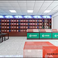 Tobacco and Alcohol Store Interior With Shelves Displaying Products And Retail Counters