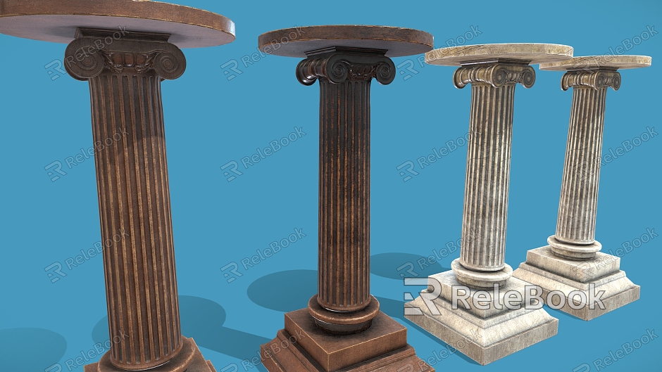 Roman column marble Roman column stone column column column model