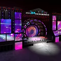 2023 Xinjiang Cultural Tourism Music Festival Stage With Colorful Lights And Screens