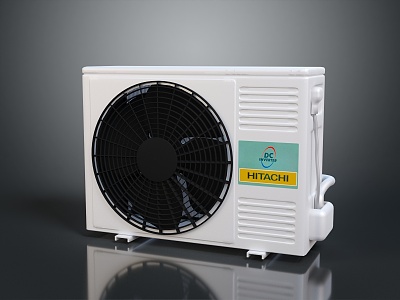 Air conditioning compressor refrigerator air conditioning refrigerator Mitsubishi air conditioning outdoor air conditioning outdoor air conditioning 3d model