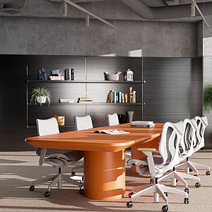 Modern Conference Room 3d model