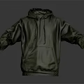 Green Casual Hoodie With Hood Long Sleeves And Front Pocket Design