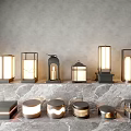 Stylish Outdoor Lights with Various Lantern Designs Metal Frames and Warm Glow for Garden Decor