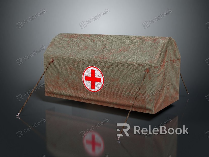 Emergency Camp Tent Field Hospital Field Tent Field Tent Medical Tent Tent Herringman Tent model